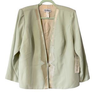 NWT Karen Miller Sage Studded Jacket Size 20W